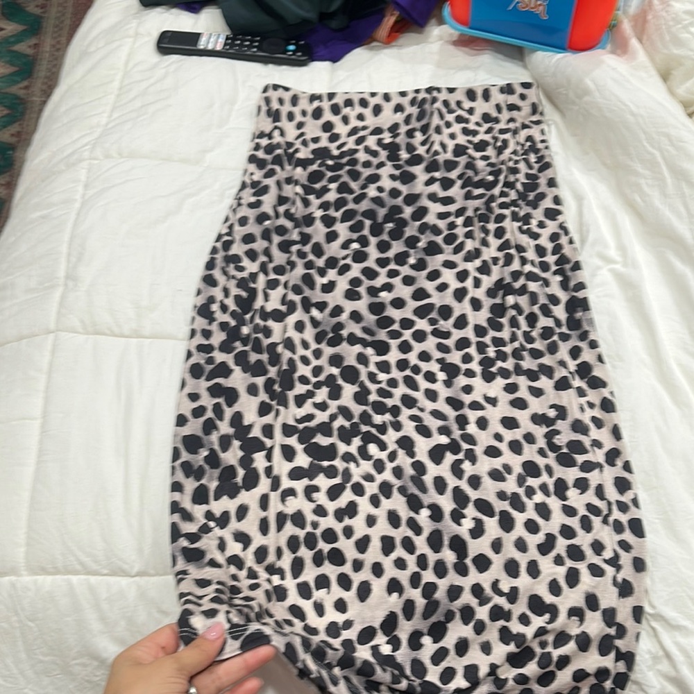 Bella Dahl Leopard Print Women's Skirt